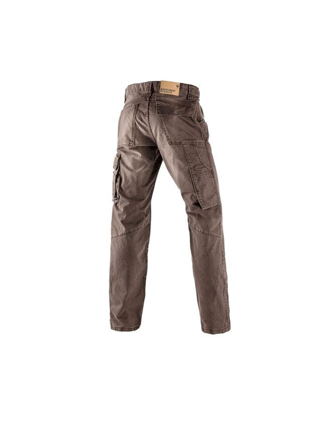 Pantalons de travail: e.s. Jeans Worker + marron 1