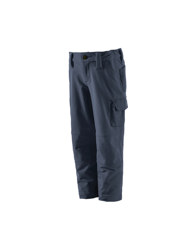 Trousers: Funct.cargo trousers e.s.dynashield solid,child. + pacific 2