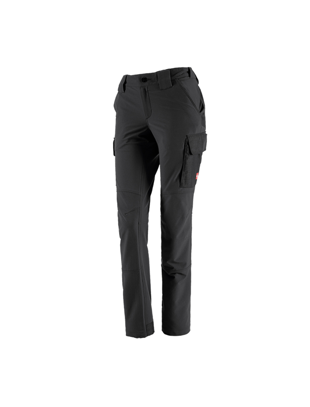 Pantalons de travail: Fonct. pantalon Cargo e.s.dynashield solid, femmes + noir 2