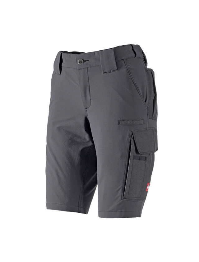 Work Trousers: Functional short e.s.dynashield solid, ladies' + anthracite