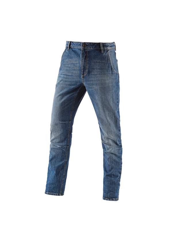 Work Trousers: e.s. 5-pocket jeans POWERdenim + stonewashed 2