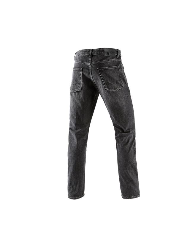 Work Trousers: e.s. 5-pocket jeans POWERdenim + blackwashed 1