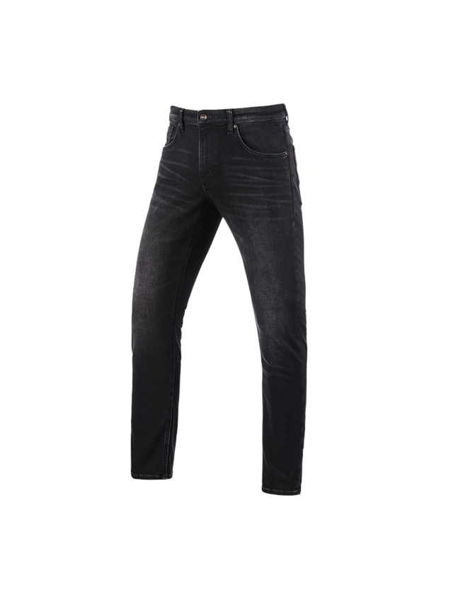 Pantalons de travail: e.s. Jeans à 5 poches jog-denim + blackwashed