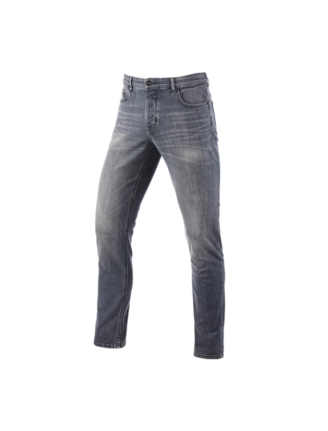 Pantalons de travail: e.s. Jeans stretch à 5 poches, slim + graphitewashed