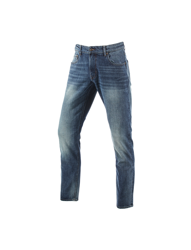 Hosen: e.s. 5-Pocket-Stretch-Jeans, straight + mediumwashed