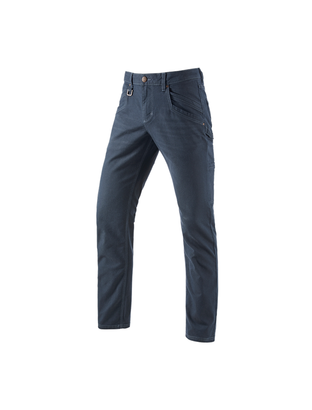 Pantalons de travail: Pantalon à poches multiples e.s.vintage + bleu arctique 2