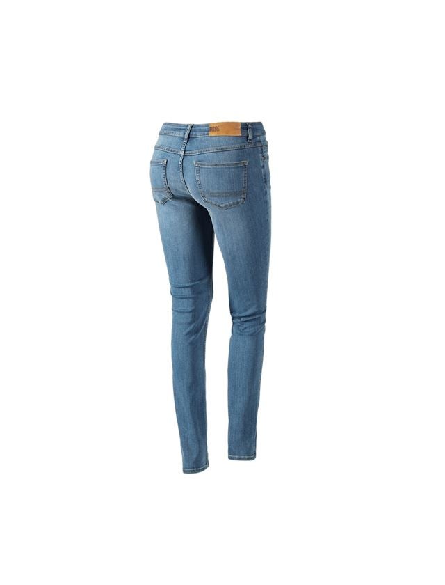 Pantalons de travail: e.s. Jeans stretch à 5 poches, femmes + stonewashed 6