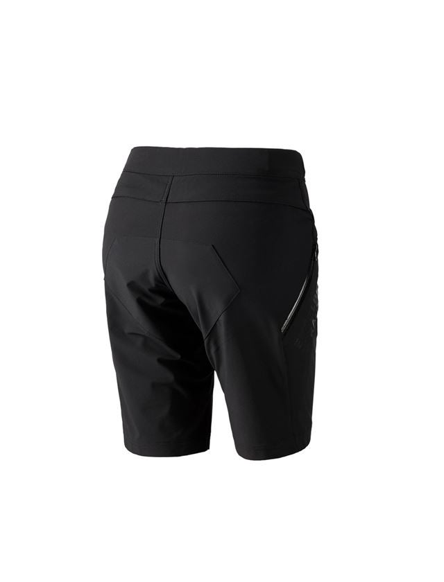 Work Trousers: Functional short e.s.trail, ladies' + black 1