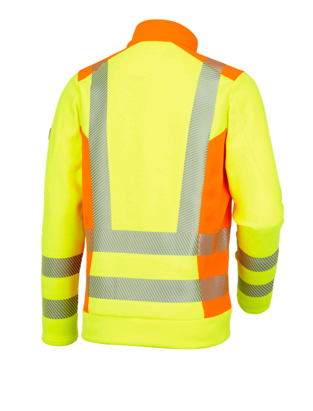 Shirts, Pullover & more: High-vis fleece troyer e.s.motion 2020 + high-vis yellow/high-vis orange 3