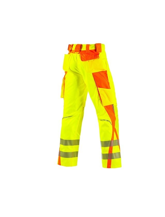 Work Trousers: High-vis trousers e.s.motion 2020 + high-vis yellow/high-vis orange 3