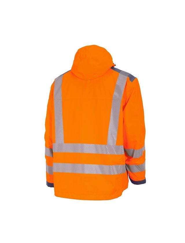Vestes de travail: Veste fonctionnelle de signalisation e.s.prestige + orange fluo/gris 2