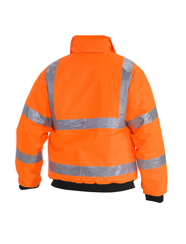 Work Jackets: STONEKIT High-vis pilot jacket + high-vis orange 1