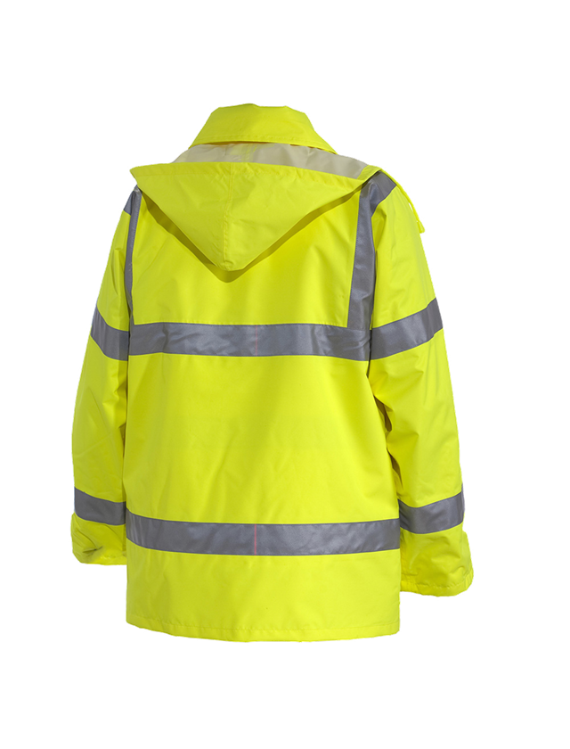 Vestes de travail: STONEKIT Veste de protection de signalisat.4-en-1 + jaune fluo 1