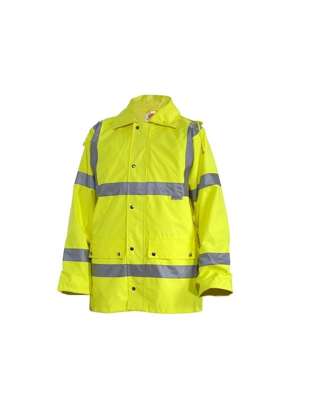 Work Jackets: STONEKIT High-vis jacket 4-in-1 + high-vis yellow