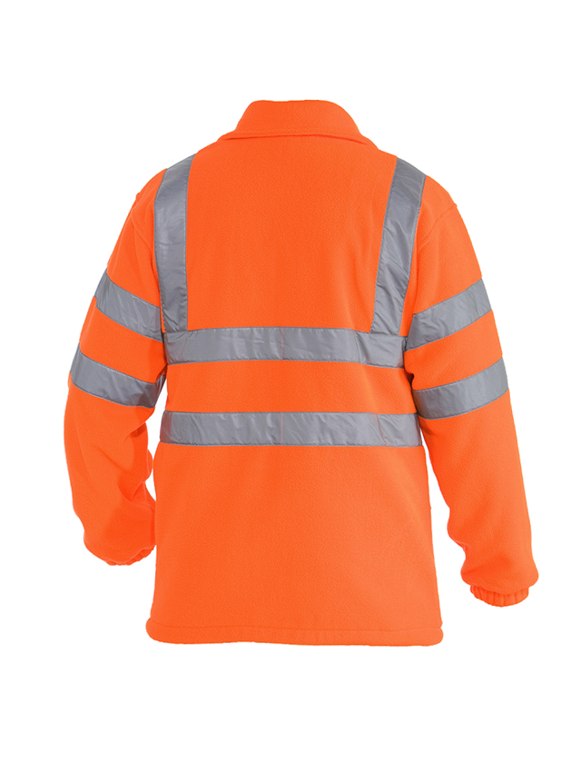 Work Jackets: STONEKIT High-vis jacket Fleece + high-vis orange 1