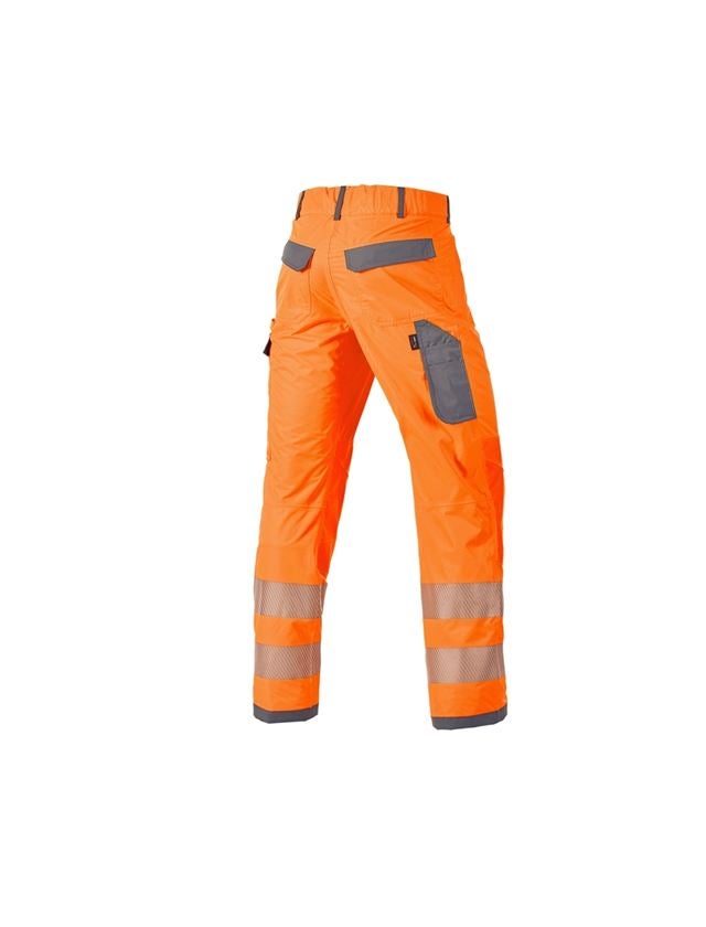 Pantalons de travail: Pantalon él. fonct.de signalisation e.s.prestige + orange fluo/gris 2