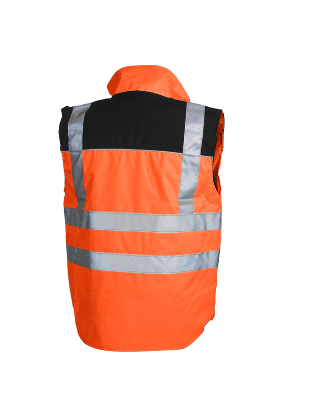 Work Body Warmer: High-vis bodywarmer e.s.image + high-vis orange 1