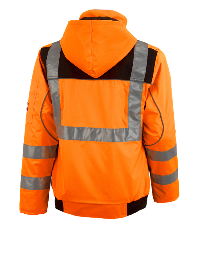 Work Jackets: High-vis pilot jacket e.s.image + high-vis orange 1