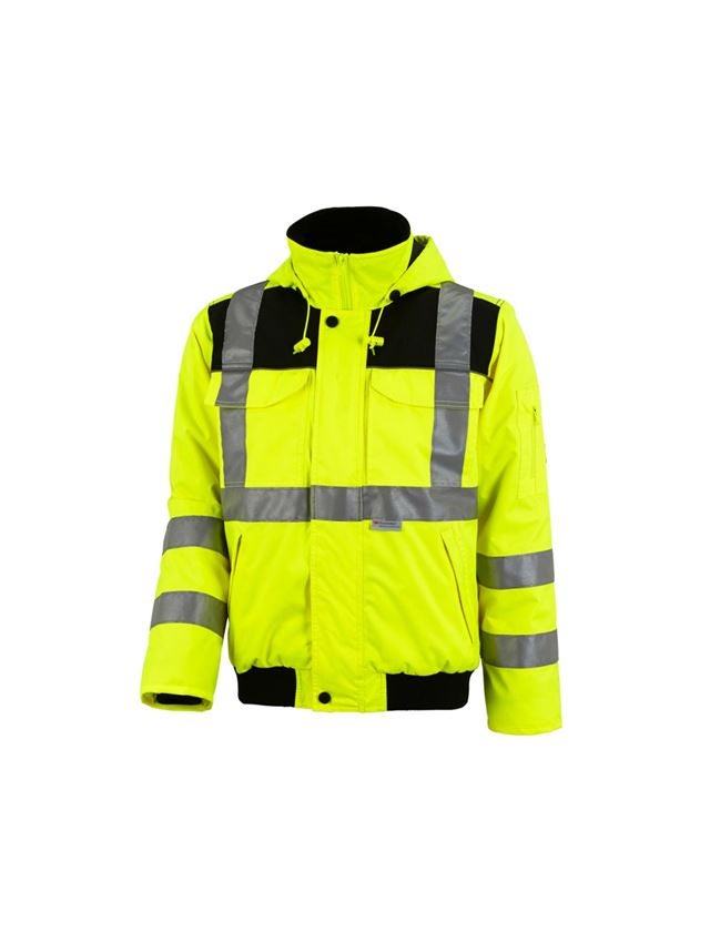 Work Jackets: High-vis pilot jacket e.s.image + high-vis yellow 2