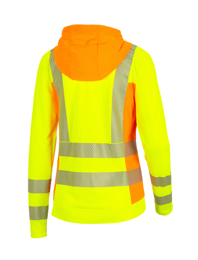 Vestes de travail: Veste à capuche fonct. Signalis.e.s.motion 2020, f + jaune fluo/orange fluo 3