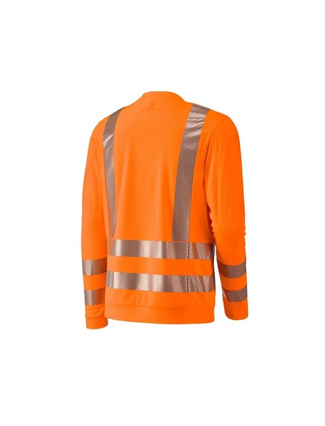 Shirts, Pullover & more: e.s. High-vis functional long sleeve + high-vis orange 1
