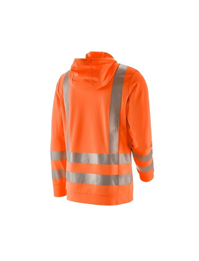 Shirts, Pullover & more: e.s. High-vis functional hoody-longsleeve UV + high-vis orange 1