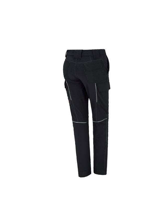 Pantalons de travail: Fonct. pantalon Cargo e.s.dynashield, femmes + noir 3
