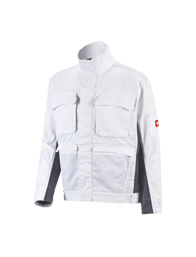 Jacken: Berufsjacke e.s.active + weiß/grau 2
