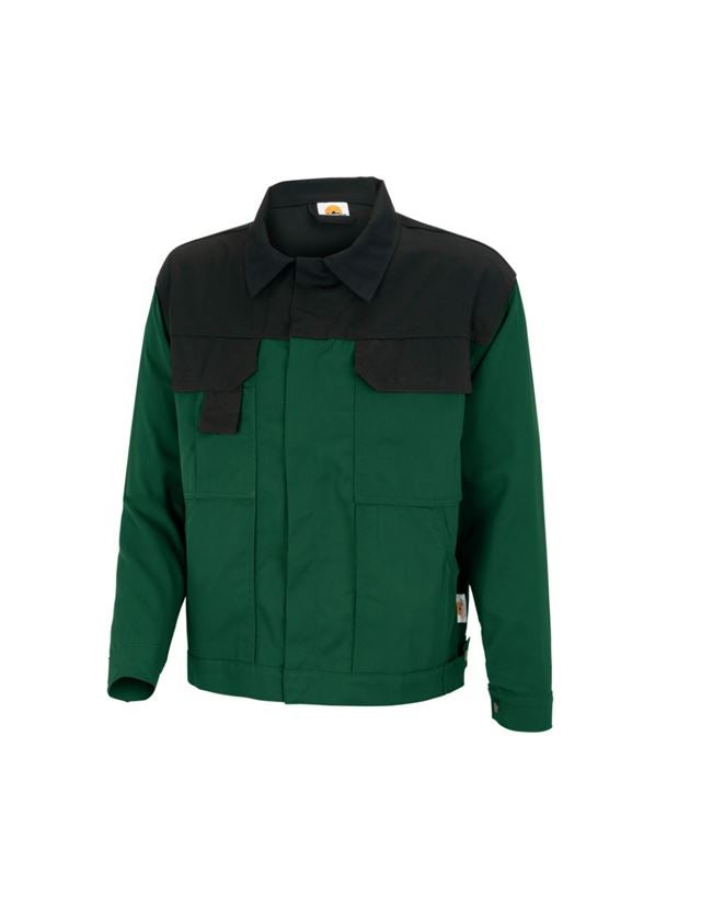 Work Jackets: STONEKIT Work jacket Odense + green/black