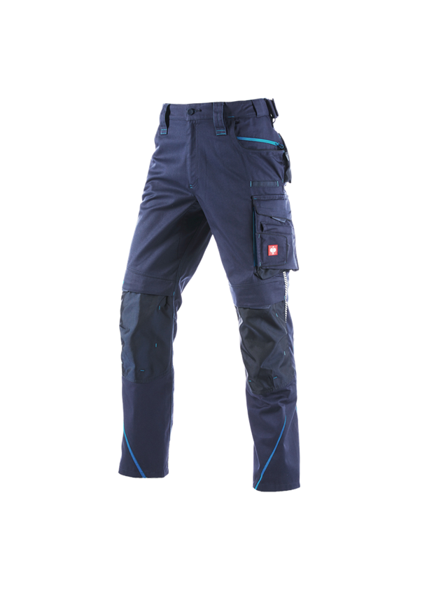 Work Trousers: Trousers e.s.motion 2020 + navy/atoll 2