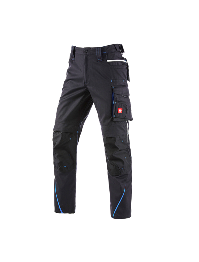 Work Trousers: Trousers e.s.motion 2020 + graphite/gentian blue 2