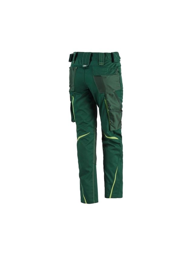 Work Trousers: Ladies' trousers e.s.motion 2020 + green/sea green 3