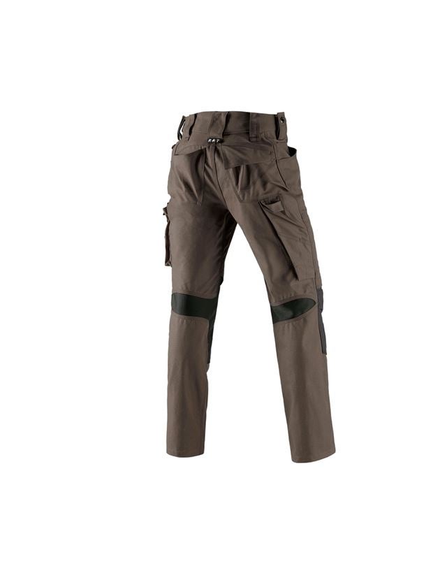 Pantalons de travail: Pantalon à taille élastique e.s.roughtough + écorce 3