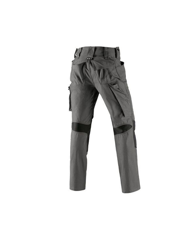 Pantalons de travail: Pantalon à taille élastique e.s.roughtough + titane 3