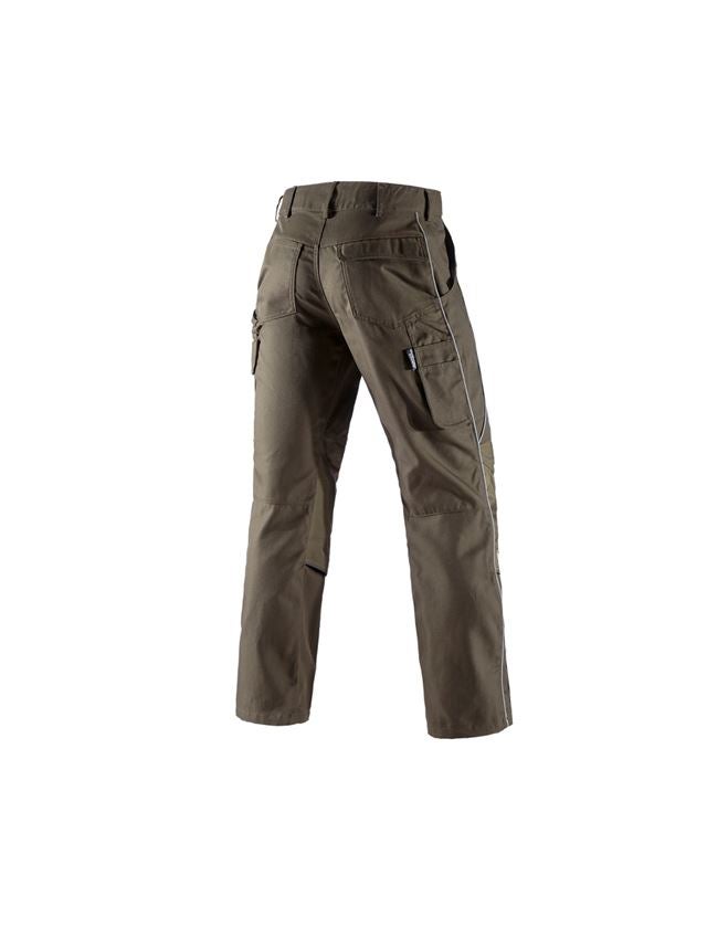 Pantalons de travail: Pantalon à taille élastique e.s.prestige + olive 4