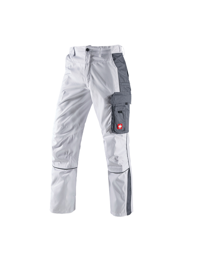 Installateurs / Plombier: Pantalon à taille élastique e.s.active + blanc/gris 2