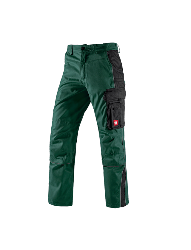 Pantalons de travail: Pantalon à taille élastique e.s.active + vert/noir 2