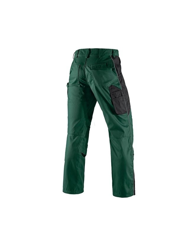 Pantalons de travail: Pantalon à taille élastique e.s.active + vert/noir 3