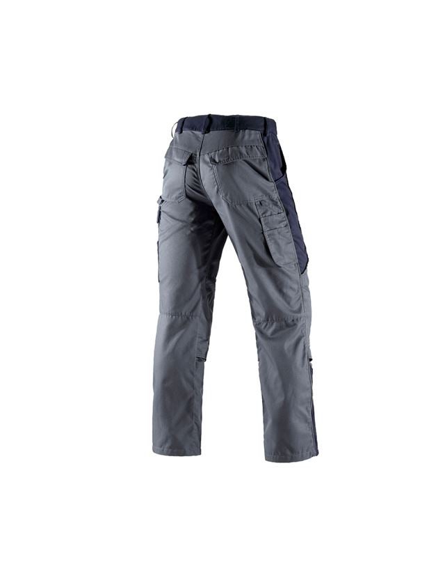 Installateurs / Plombier: Pantalon à taille élastique e.s.active + gris/bleu foncé 3