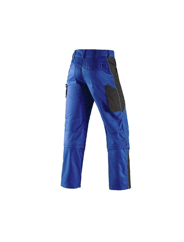 Thèmes: Pantalon à taille élastique av. Zip-off e.s.active + bleu royal/noir 3