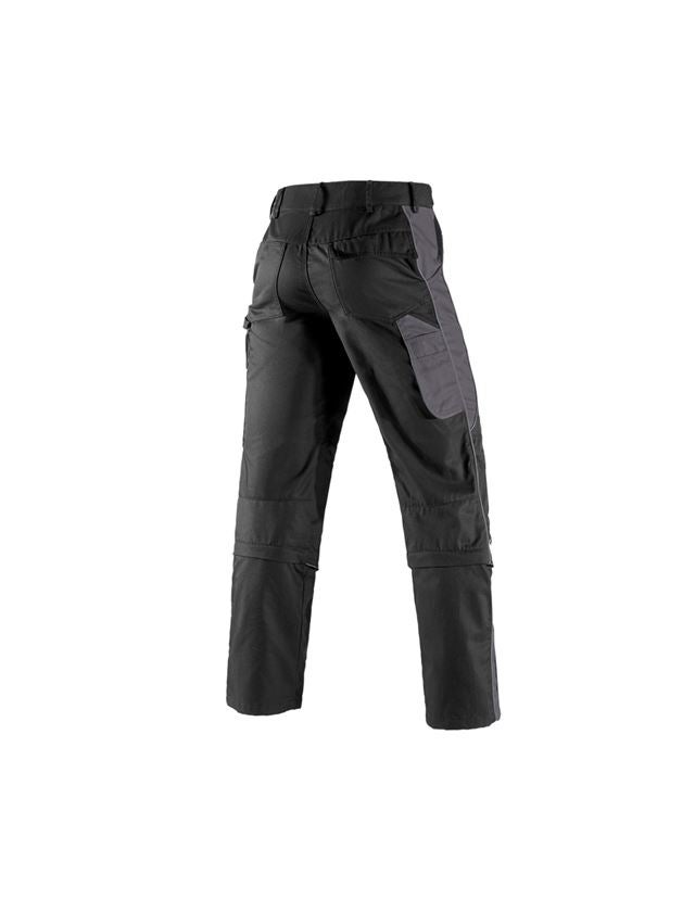 Work Trousers: Zip-Off trousers e.s.active + black/anthracite 3