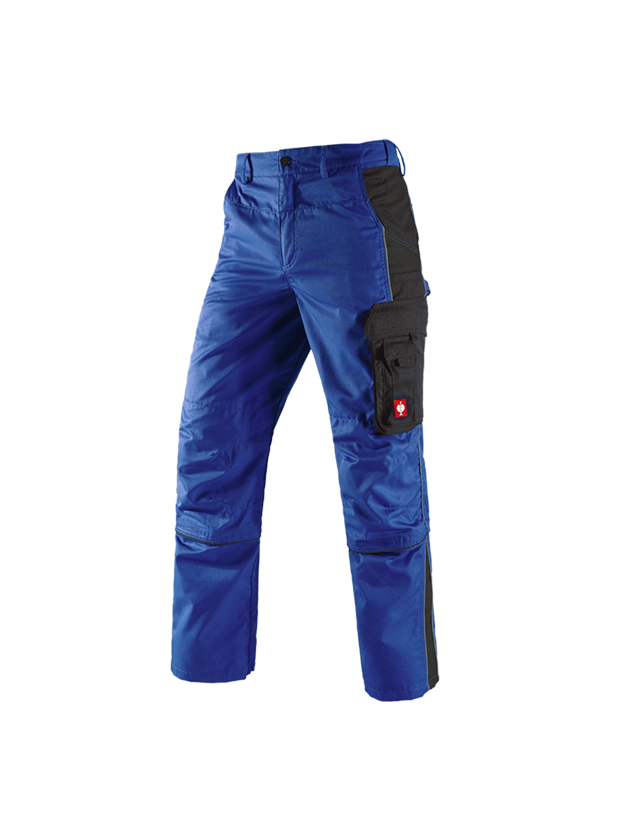 Installateurs / Plombier: Pantalon à taille élastique av. Zip-off e.s.active + bleu royal/noir 2