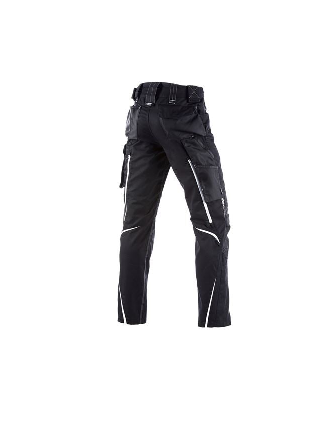 Work Trousers: Winter trousers e.s.motion 2020, men´s + black/platinum 3