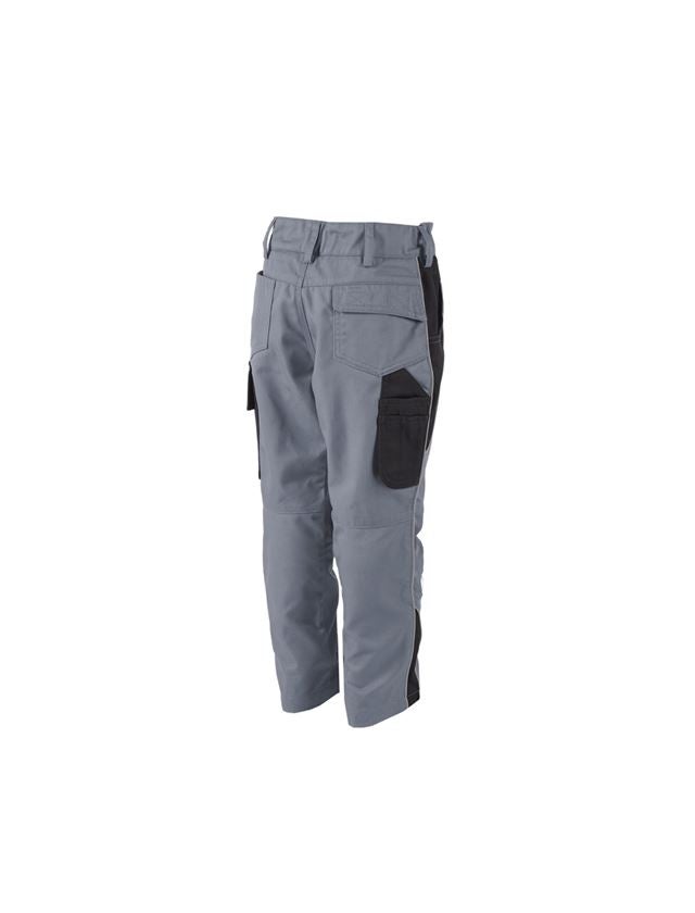 Pantalons: Pantalon à taille élastique enfants e.s.active + gris/noir 1