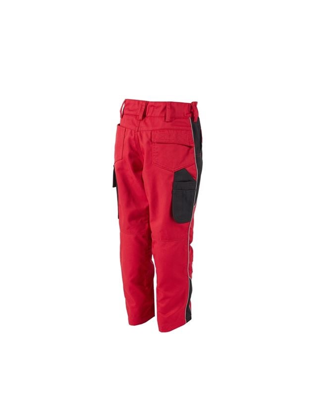 Trousers: Children's trousers e.s.active + red/black 1