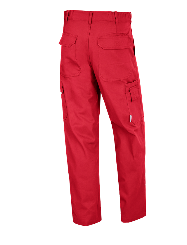 Pantalons de travail: STONEKIT Pantalon à taille élastique Aalborg + rouge 1