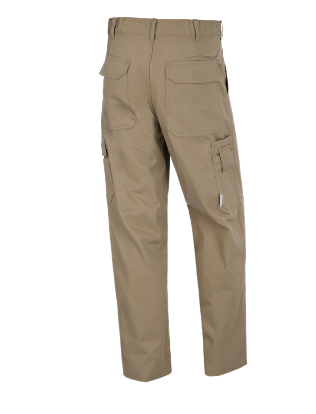 Pantalons de travail: STONEKIT Pantalon à taille élastique Aalborg + kaki 1