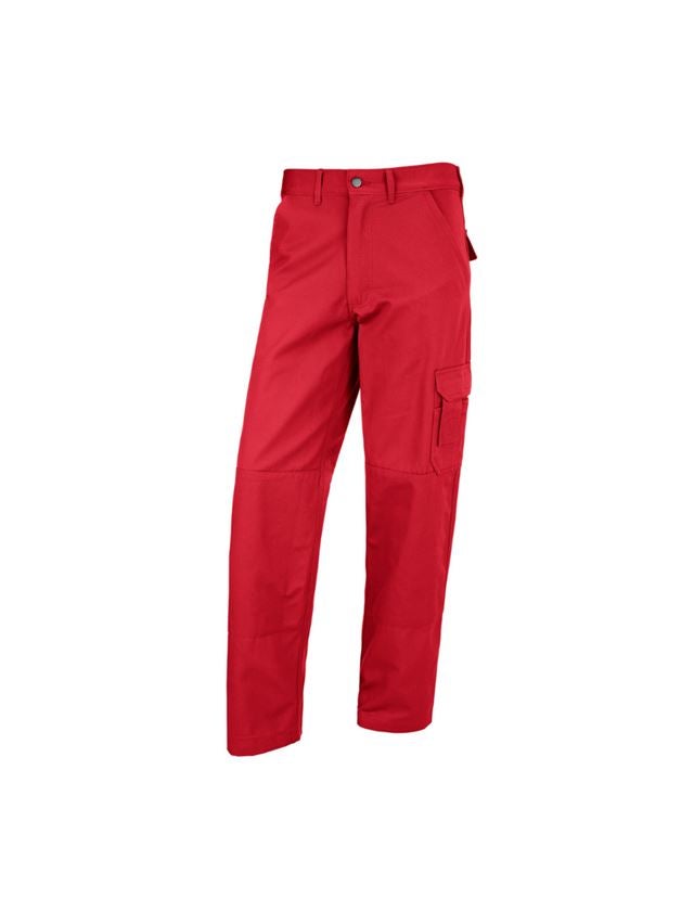Pantalons de travail: STONEKIT Pantalon à taille élastique Aalborg + rouge