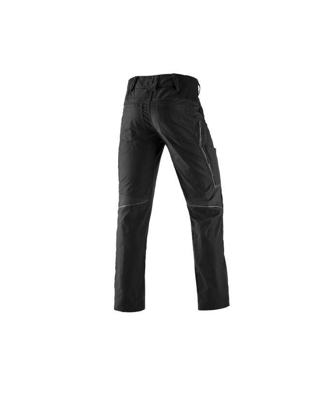 Pantalons de travail: Pantalon à taille élastique d'hiver e.s.vision + noir 3
