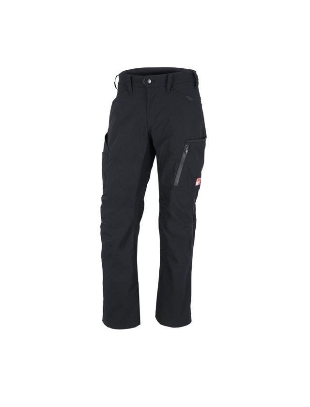Pantalons de travail: Pantalon à taille élastique d'hiver e.s.vision + noir 2
